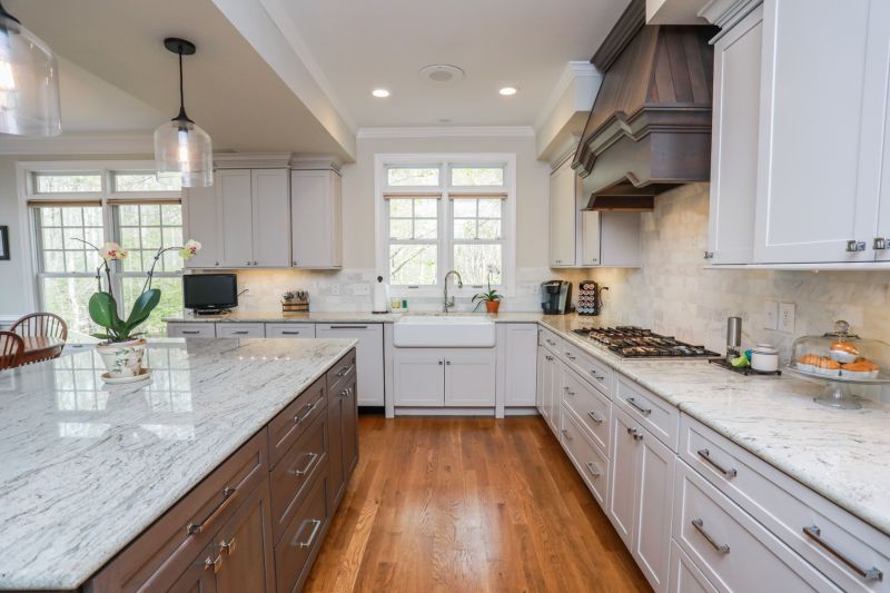 Kitchen with granite countertops