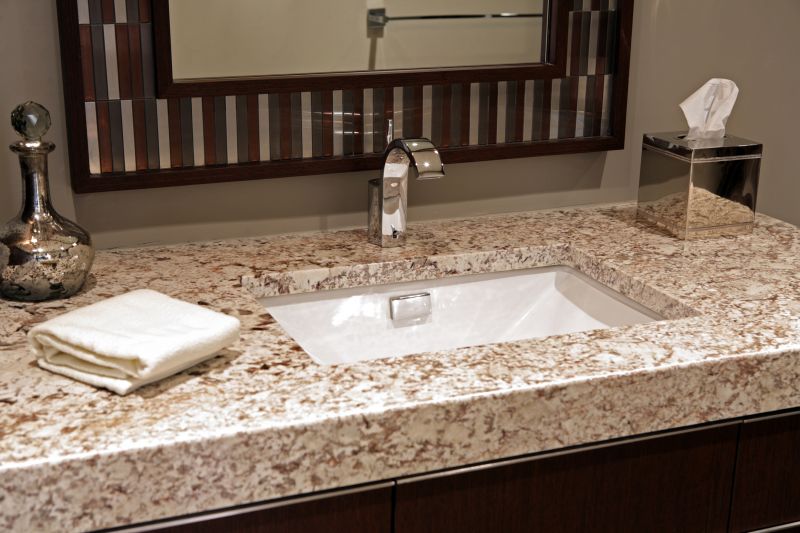 Bathroom vanity with granite